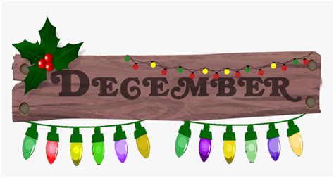 Transparent December Banner Clipart - Transparent December Clip Art, HD ...