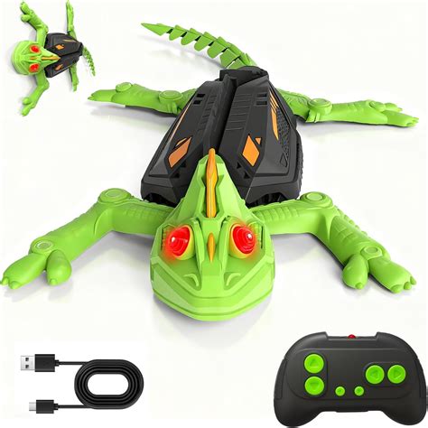 CoolQi Rechargeable Climbing Gecko,Upgraded Version Remote Control Toys ...