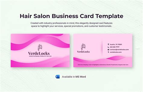 Hair Salon Business Card Design 的图像结果