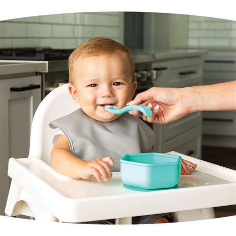 Buy Tiny Twinkle Baby Spoon - BPA-Free Baby Feeding Spoon, Silicone ...