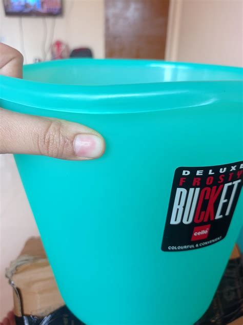 Cello Plastic Frosty Bucket Delux , Violet , 5 Litre : Amazon.in: Home ...