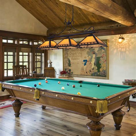 Antique Pool Table Light Fixtures