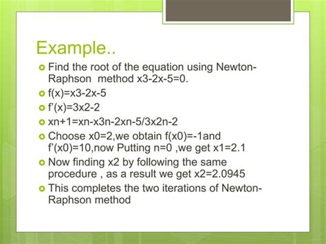 Image result for Newton-Raphson Example