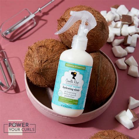 Maximum Hydration Coconut Water Hydrating Elixir » Power Your Curls