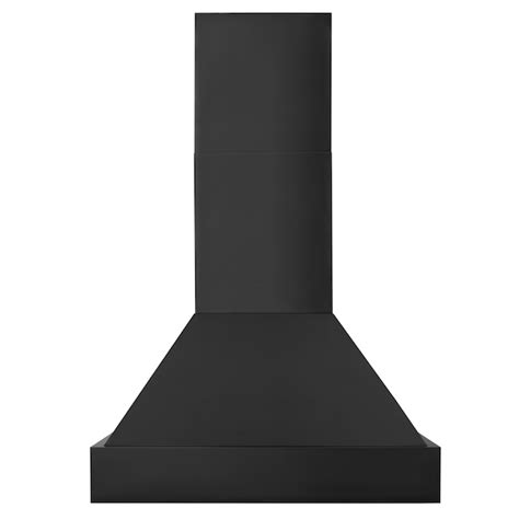 ZLINE KITCHEN & BATH 36 inch Ducted 700-CFM Recirculating Black ...