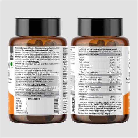 Advance Calcium with Hadjod Ext | 60 Veg Tablets