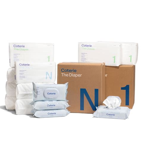 Amazon.com: Coterie Baby Diapers + Wipes Baby Kit, Size 1 (198 Count ...
