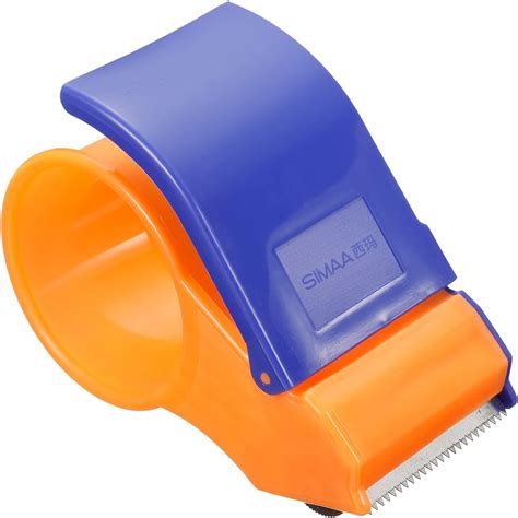 PATIKIL 6.3 Inch Tape Dispenser, Handheld Tapes Cutter Holder Packaging ...