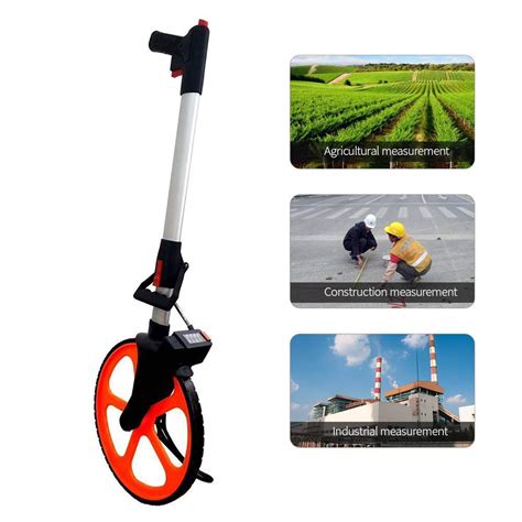 Buy Cacoffay Collapsible Distance Measuring Wheel, 318Mm Mechanical ...