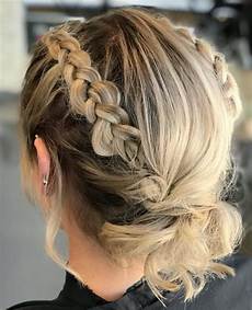 Hairstyles Updos For Medium Hair by 18 Gorgeous Prom Hairstyles For Hair For 2019 Hairstyles Updos For Medium Hair
