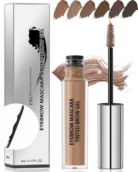 Waterproof Tinted Brow Gel-Long Lasting Smudgeproof Liquid Eyebrow ...