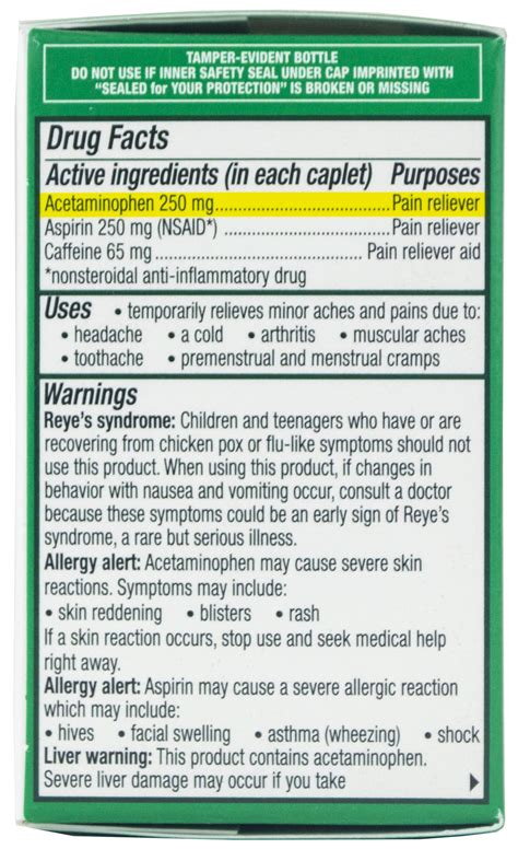 Excedrin Extra Strength Aspirin Caplets 24-Count - Headache Pain Relief | Amerikasepetim