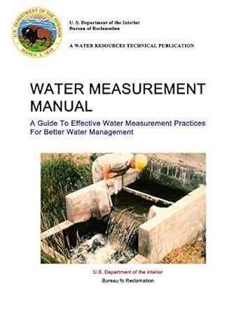 Water Measurement Manual - A Guide To Effective Water Measurement ...