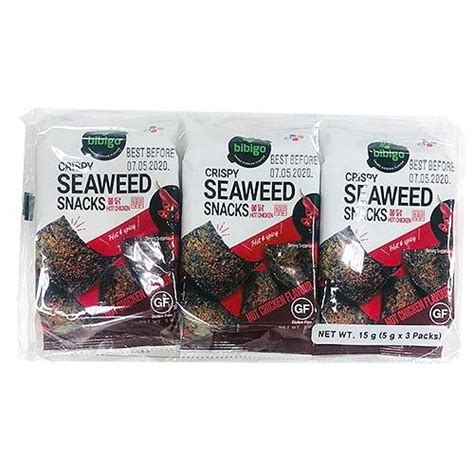 Bibigo Cripsy Seaweed Snack Spicy Stir (비비고 스낵김 불닭) – Fetch N Buy