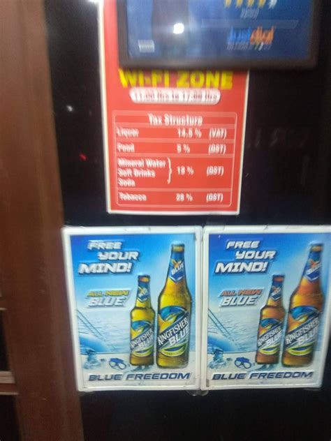 Menu at 70mm Bar, Chennai