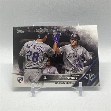 Trevor Story Rookie Card