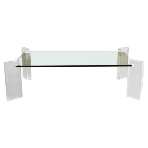 Lucite Coffee Table at 1stDibs