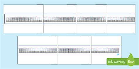 👉 Giant 0-1000 Number Line Counting in 1s