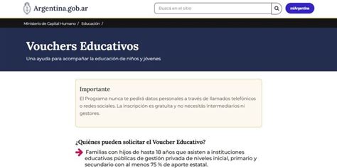 Vouchers Educativos 2025: hasta cuándo hay tiempo para inscribirse al ...