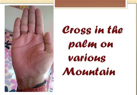 Palmistry Reading Cross in the palm on various Mountain - Abhishek ...