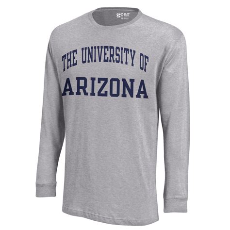 Gear For Sports: Arizona University of Long Sleeve Soft Tee ...