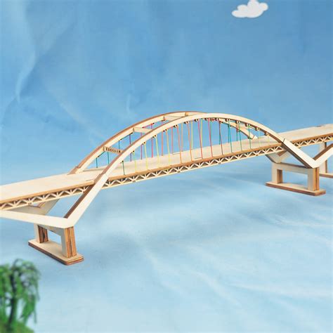 纸桥梁模型制作,手工制作桥梁模型,承重桥梁模型制作_大山谷图库