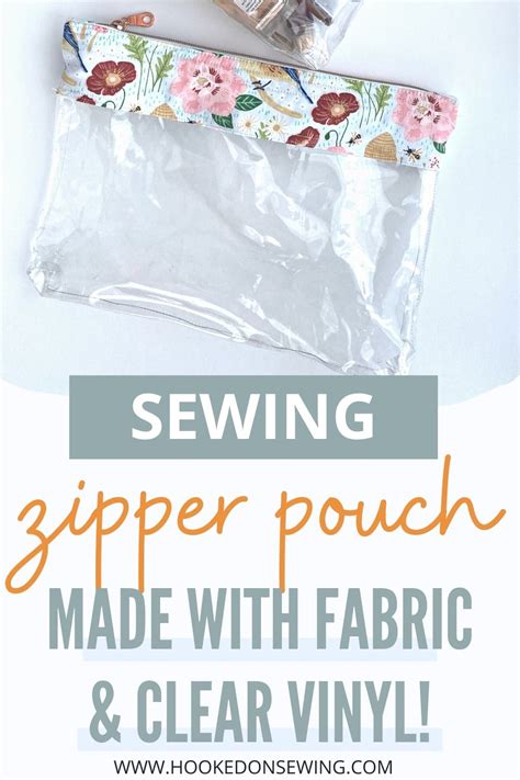 Clear Vinyl Zipper Pouch Tutorial 的图像结果