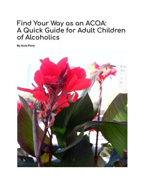 Find Your Way as an ACOA: A Quick Guide for Adult Children of ...