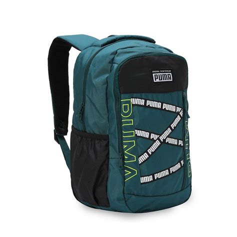 Buy Puma TapeColorblock Unisex Green Backpack Online