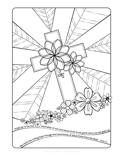 Religious Free Printable Religious Easter Coloring Pages - Printable ...