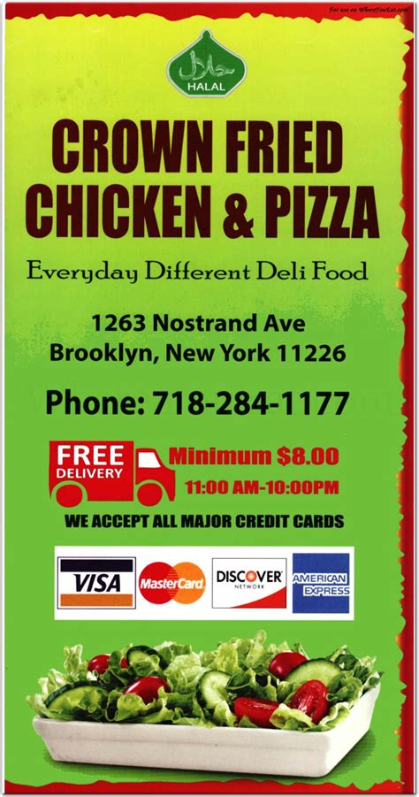 Crown Fried Chicken Restaurant in Brooklyn / Menus & Photos
