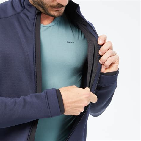 Men Sweater Fleece Jacket MH520 - Blue