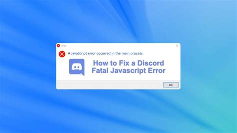 Image result for Fatal JavaScript Error Discord Update