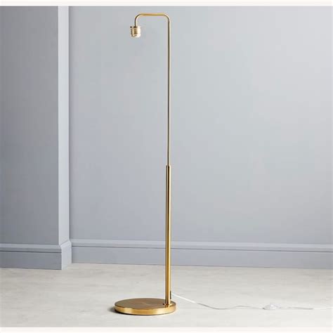 West Elm Sculptural Glass Floor Lamp - AptDeco