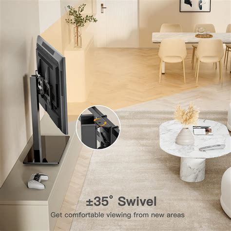 Perlegear Swivel Universal TV Stand Base for 50-75 Inch LCD India | Ubuy