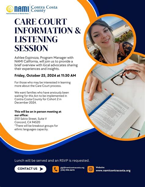 NAMI Contra Costa | Care Court Information & Listening Session