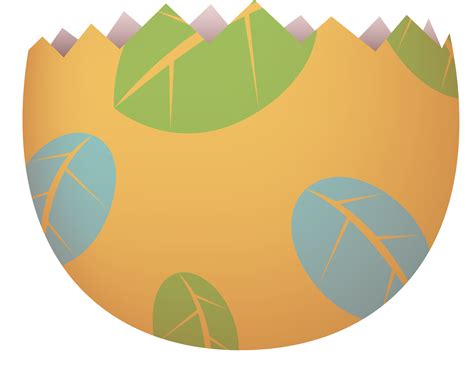 Cracked Easter egg lower part 21492519 PNG