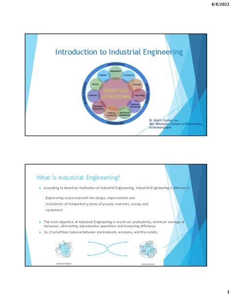 MET 305 - S5 Overview of Industrial Engineering Concepts and Roles ...