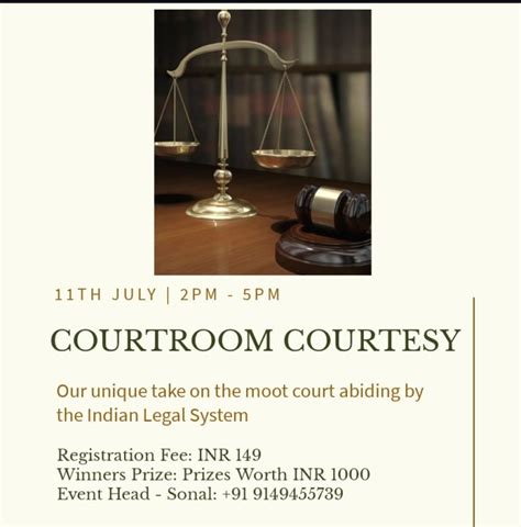 “COURTROOM COURTESY” BY ENUNCIATE : REGISTER NOW!!!