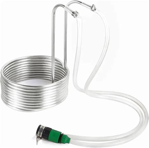 Buy BTURYT 304 Stainless Steel Immersion Wort Chiller, Cooling Coil ...
