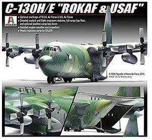 Academy Models Academy C-130H/E 12511 Rokaf & Usaf 1/72 Plastic Model ...
