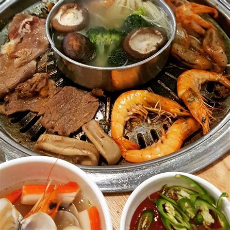 Korean Steamboat at Hanssik Korean BBQ Buffet - Halal Tag Singapore