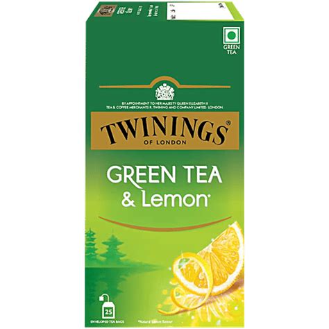 Buy Twinings Green Tea Bags - Lemon 25 pcs Carton Online at Best Price ...