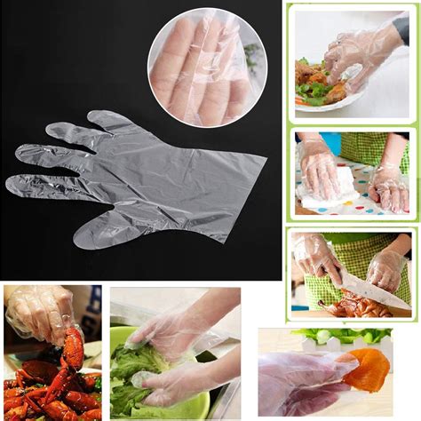 Disposable Food Prep Gloves Plastic Food Safe Disposable Gloves - UZBAG ...