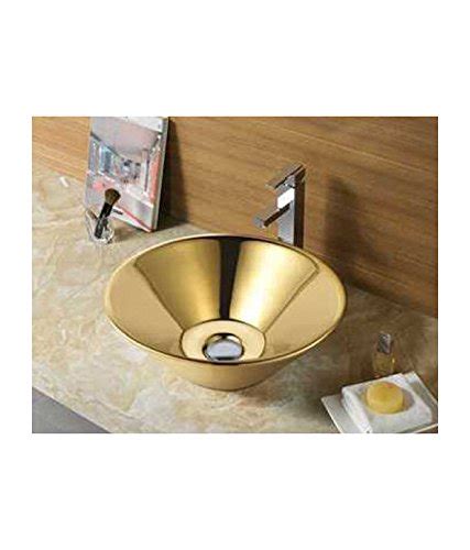 Glocera Perth Wash Basin - Gold : Amazon.in: Home Improvement