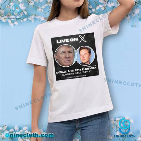 [Free Shipping + 20% Off] Live On X Donald Trump Return X With Elon ...
