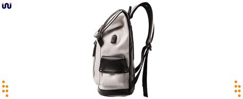 WALKENT Stylish 15.6" Laptop Bag, Premium Leather, Waterproof, Backpack ...