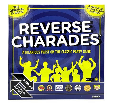 Buffalo Gamesreverse Charades A Hilarious Twist On The Classic Party ...