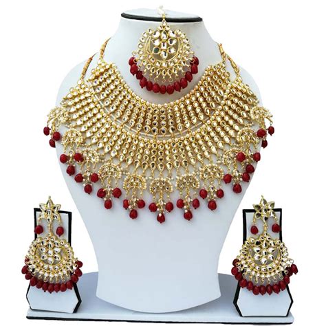 Buy INDIAN KUNDAN NECKLACE Kundan Necklace Setindian Online in India - Etsy