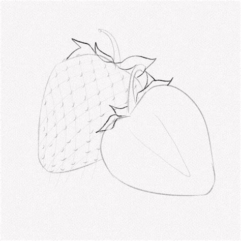 How To Draw A Strawberry: A Step-by-Step Tutorial – Artlex